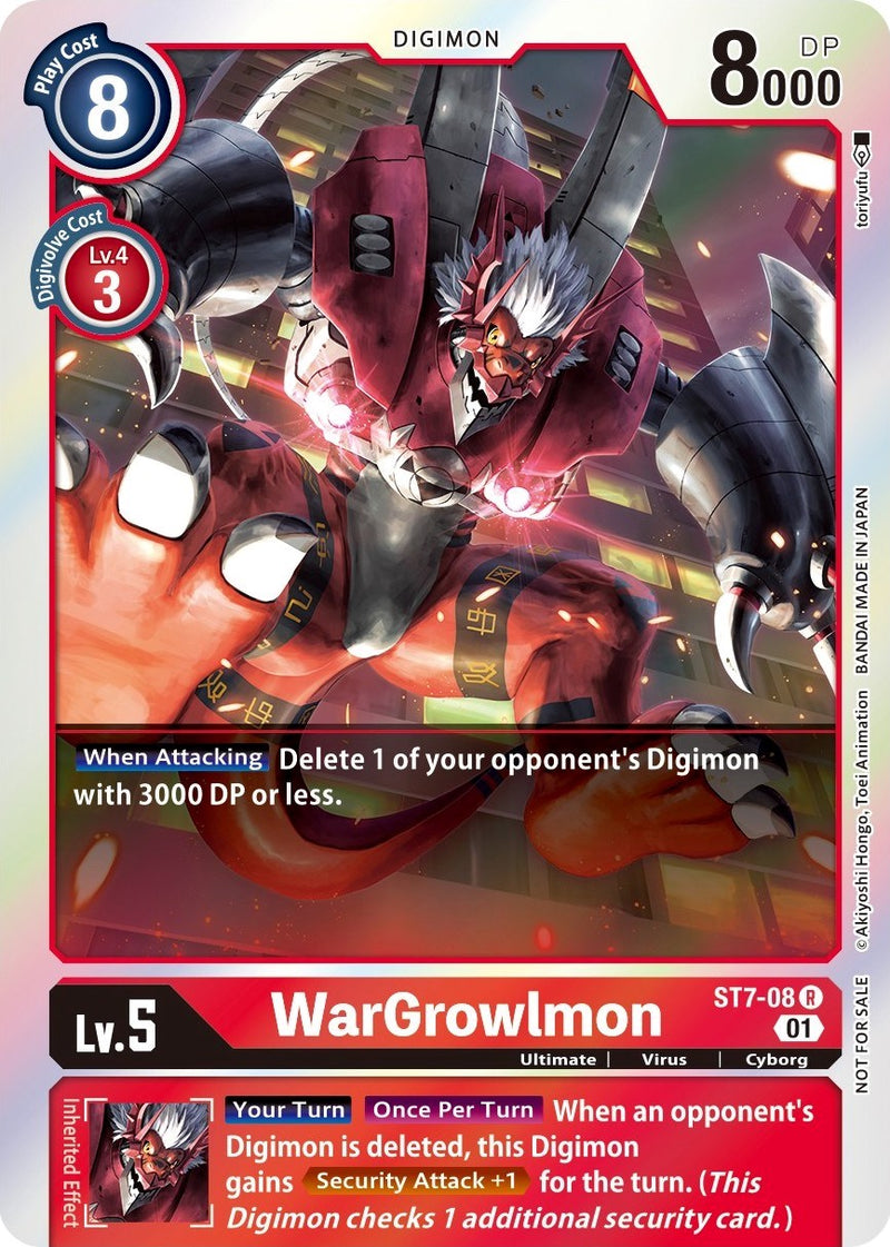 WarGrowlmon [ST7-08] (Gen Con 2022) [Starter Deck: Gallantmon Promos] - Destination Retro