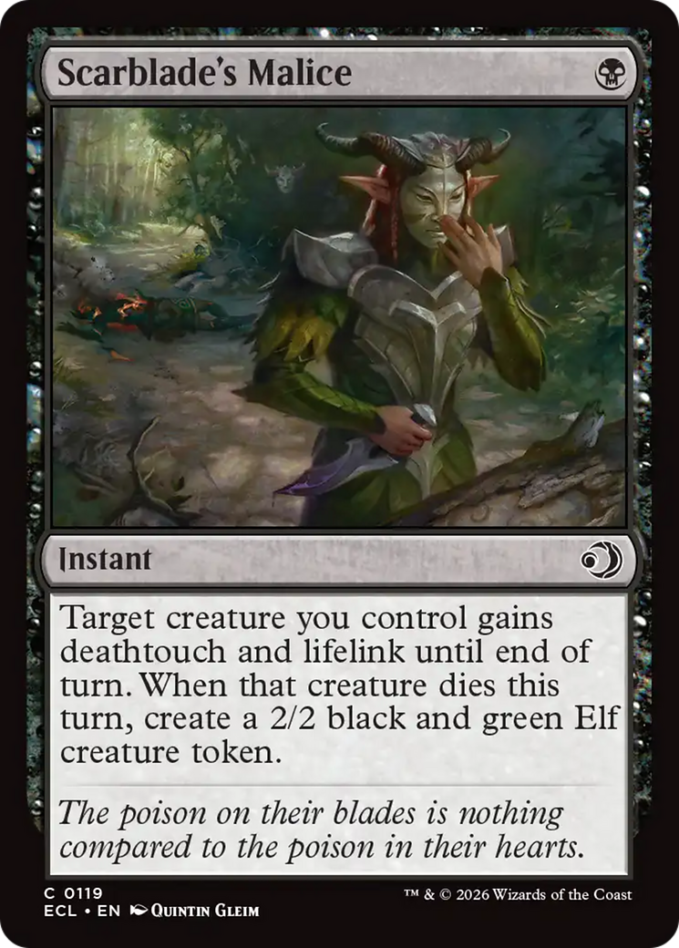 Scarblade's Malice [Lorwyn Eclipsed] - Destination Retro
