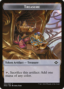 Treasure // Daretti Emblem Double-Sided Token [Secret Lair Drop Series] - Destination Retro