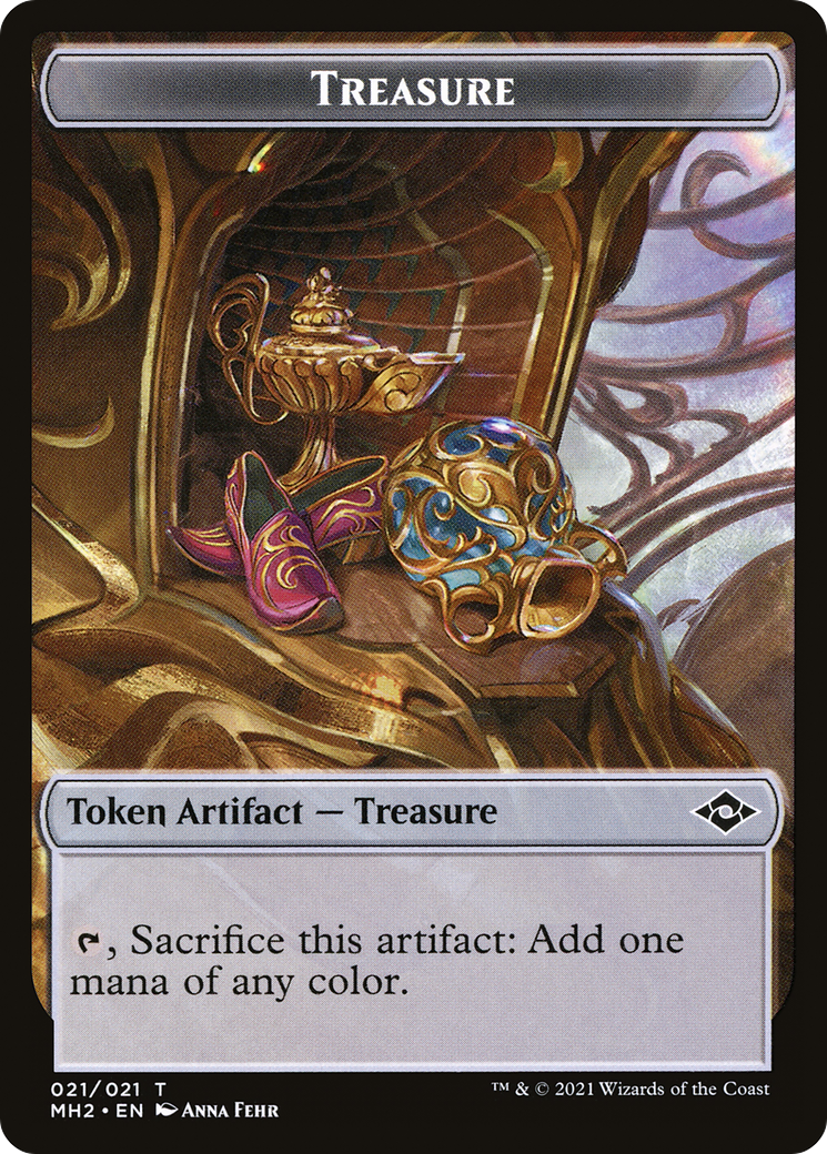 Treasure // Daretti Emblem Double-Sided Token [Secret Lair Drop Series] - Destination Retro