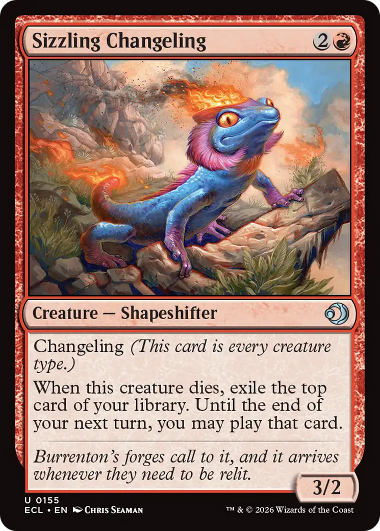 Sizzling Changeling [Lorwyn Eclipsed] - Destination Retro