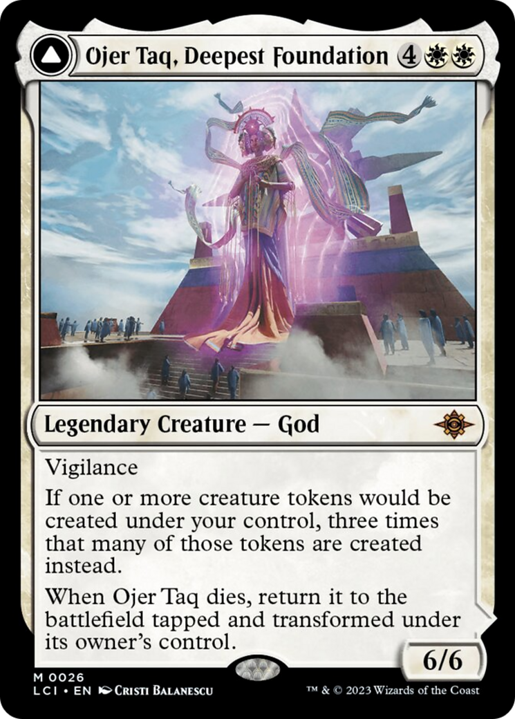 Ojer Taq, Deepest Foundation // Temple of Civilization [The Lost Caverns of Ixalan] - Destination Retro