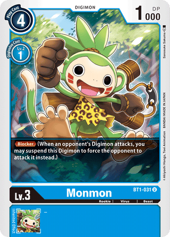 Monmon [BT1-031] [Release Special Booster Ver.1.0] - Destination Retro