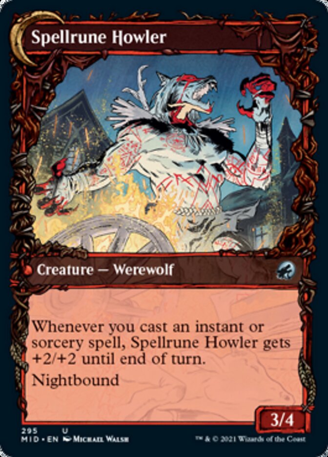 Spellrune Painter // Spellrune Howler (Showcase Equinox) [Innistrad: Midnight Hunt] - Destination Retro