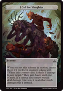 I Call for Slaughter (Full Art) [Duskmourn: Archenemy] - Destination Retro