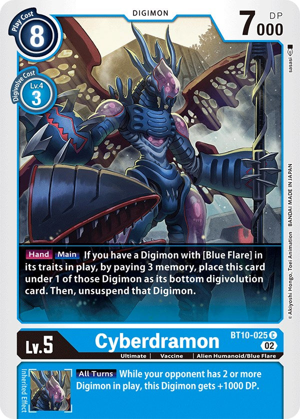 Cyberdramon [BT10-025] [Xros Encounter] - Destination Retro