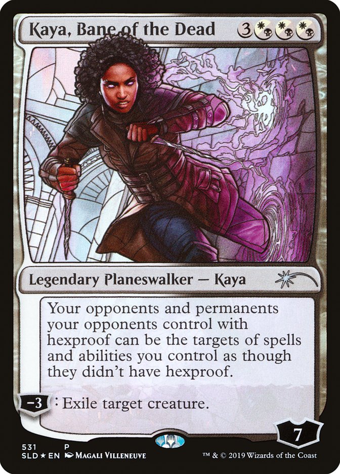 Kaya, Bane of the Dead (Stained Glass) [Secret Lair Drop Promos] - Destination Retro