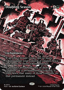 Doubling Season (Borderless) [Teenage Mutant Ninja Turtles Eternal-Legal] - Destination Retro