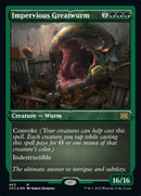 Impervious Greatwurm (Foil Etched) [Double Masters 2022] - Destination Retro