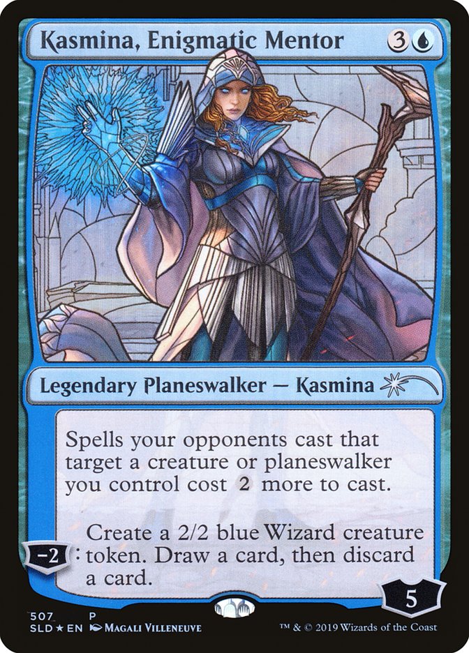 Kasmina, Enigmatic Mentor (Stained Glass) [Secret Lair Drop Promos] - Destination Retro