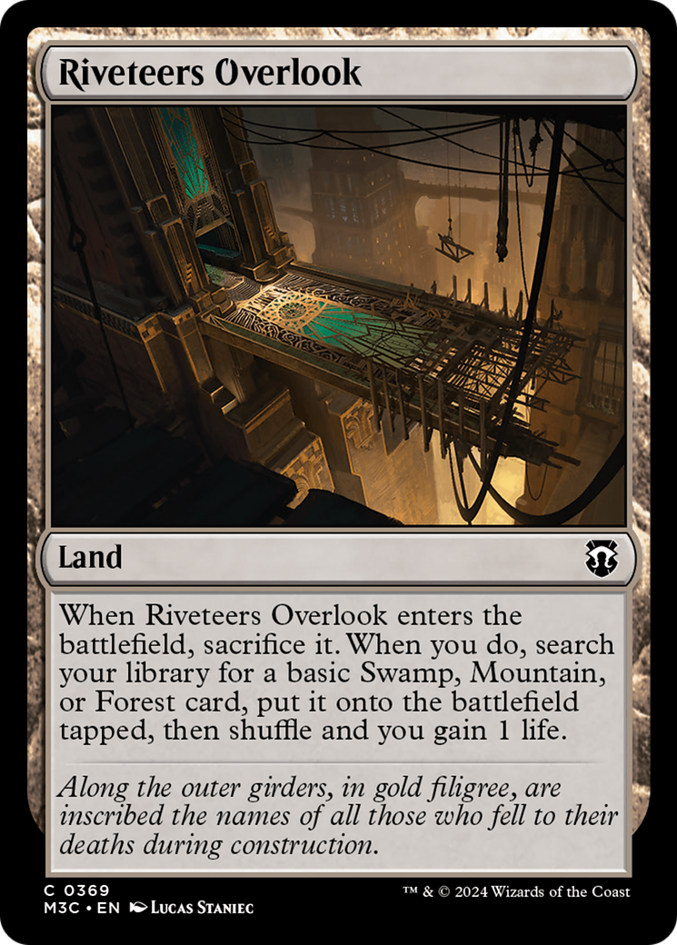 Riveteers Overlook (Ripple Foil) [Modern Horizons 3 Commander] - Destination Retro