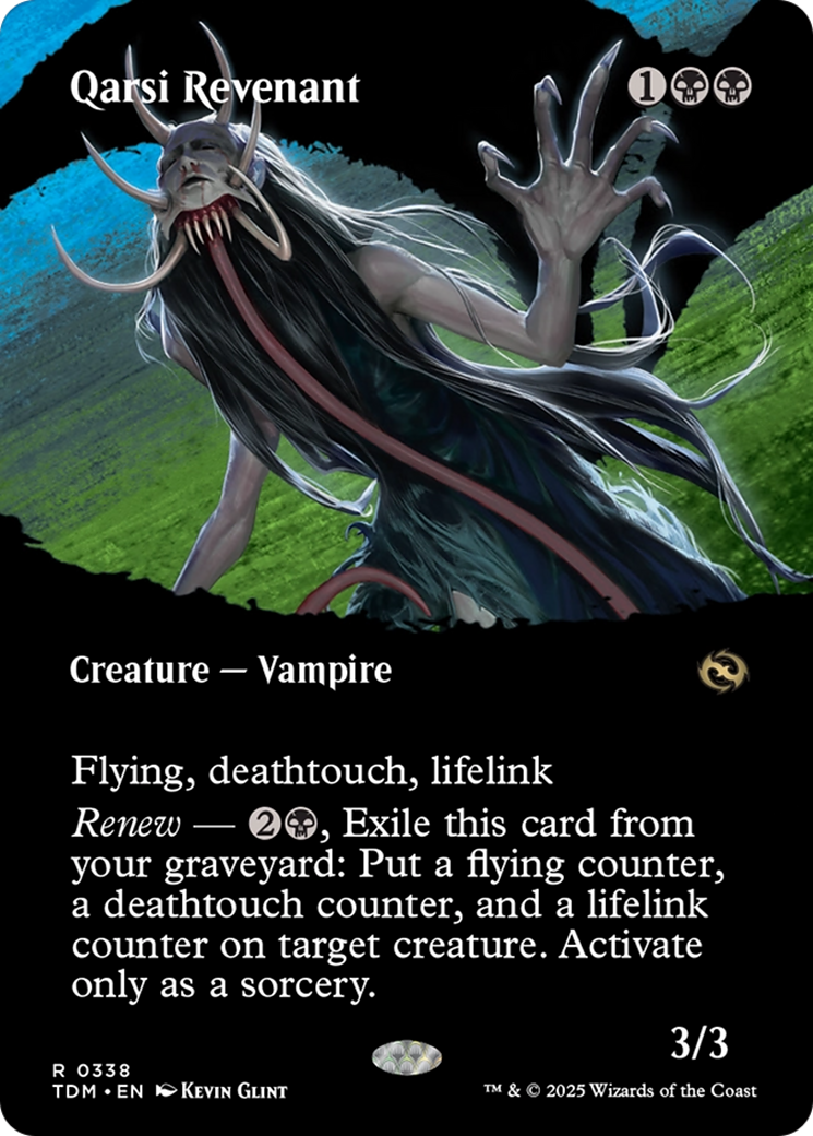 Qarsi Revenant (Borderless) [Tarkir: Dragonstorm] - Destination Retro