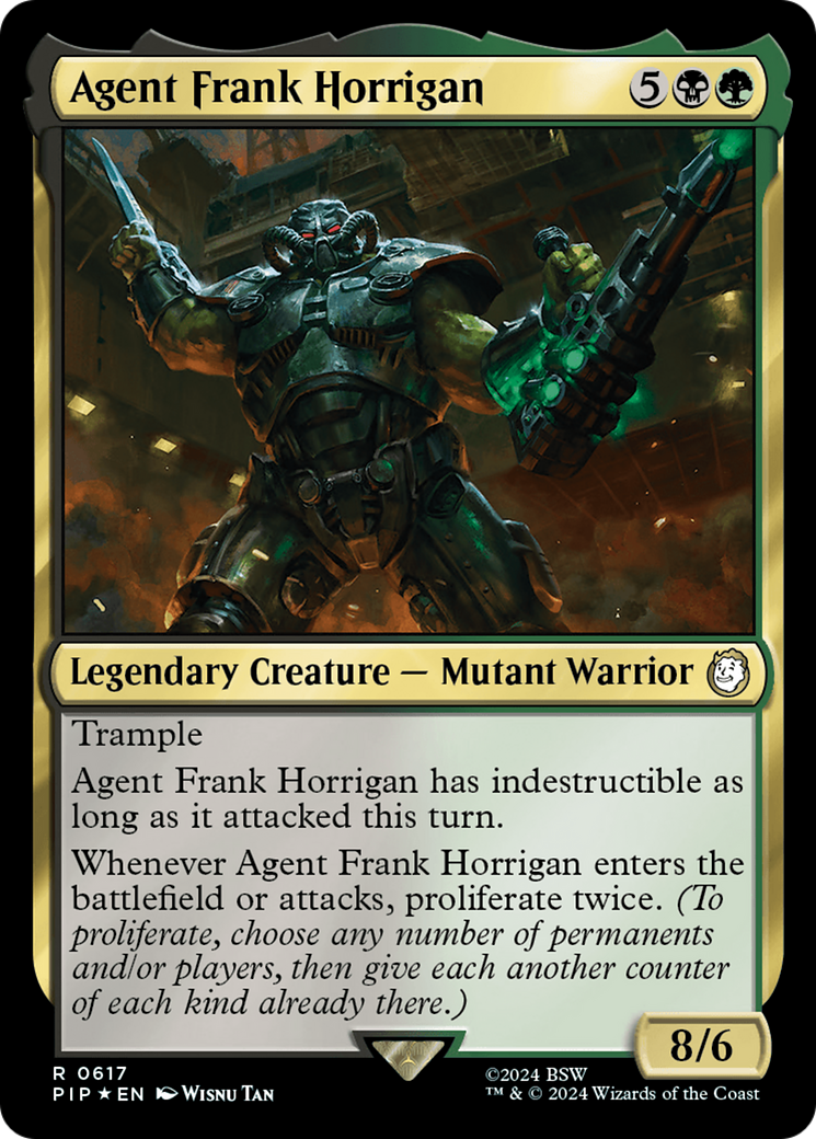 Agent Frank Horrigan (Surge Foil) [Fallout] - Destination Retro