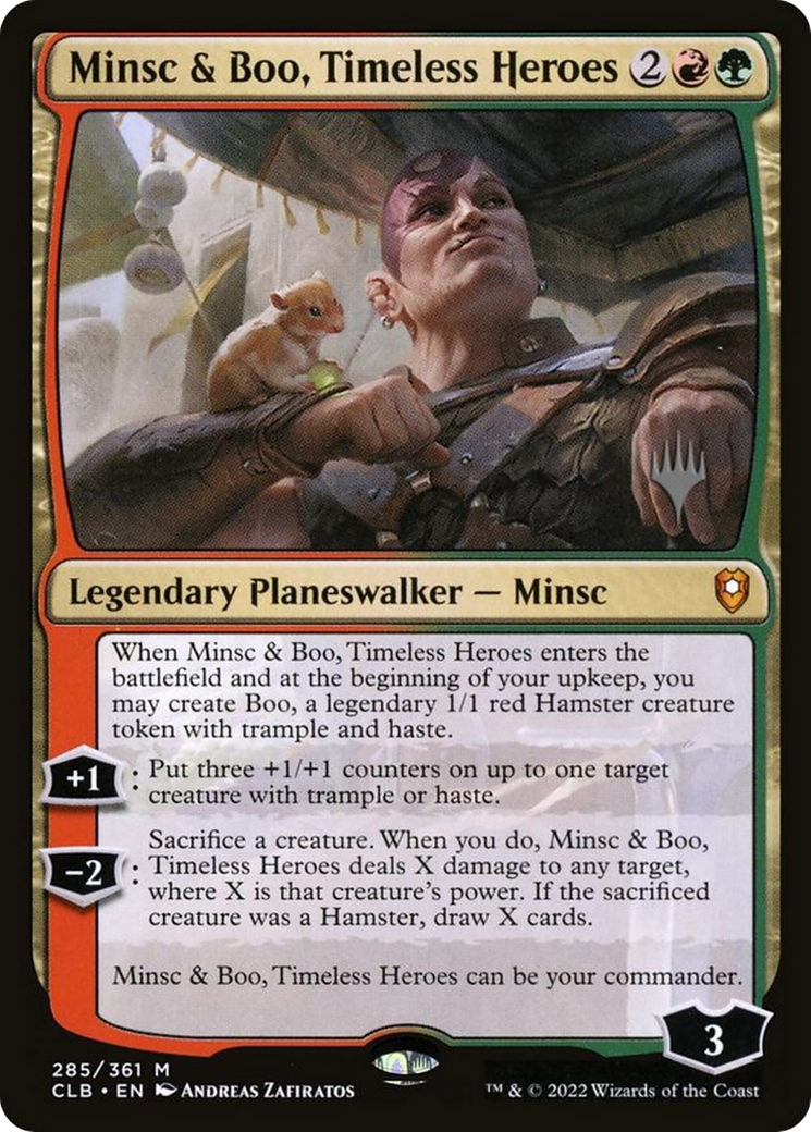 Minsc & Boo, Timeless Heroes (Promo Pack) [The Lost Caverns of Ixalan Promos] - Destination Retro