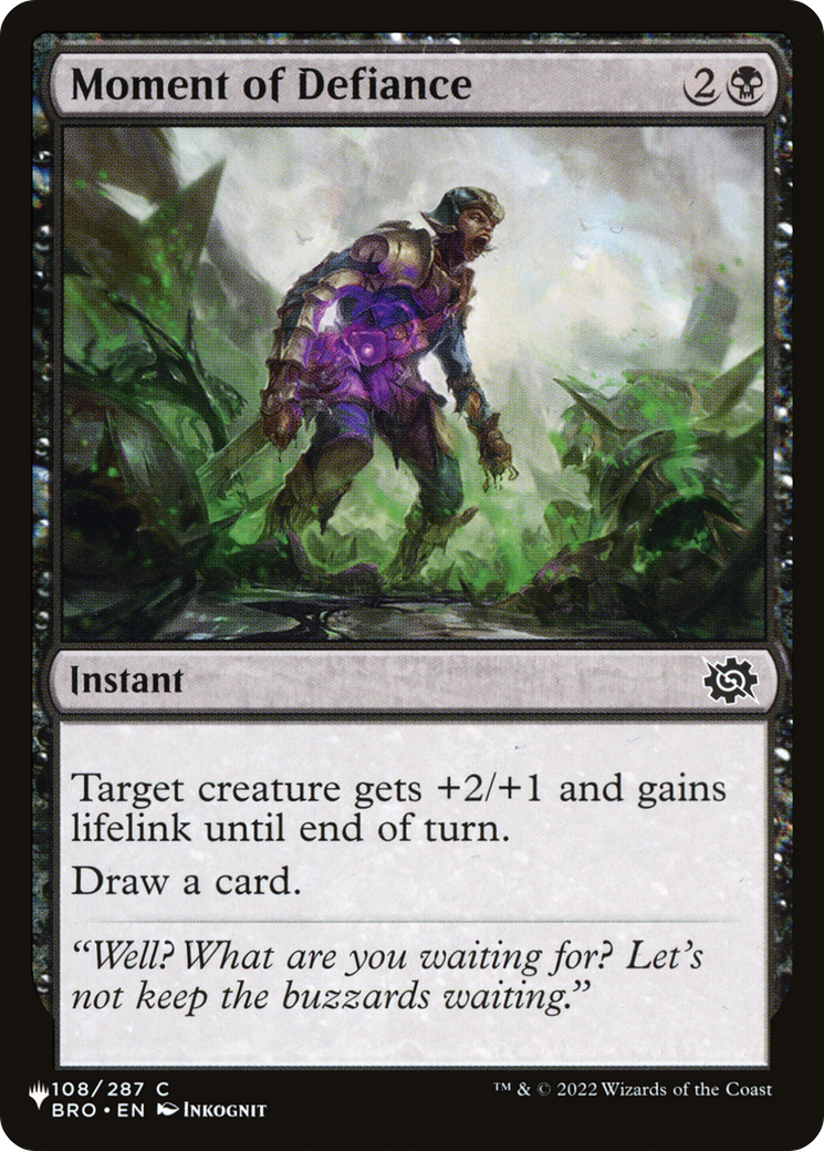 Moment of Defiance [The List] - Destination Retro
