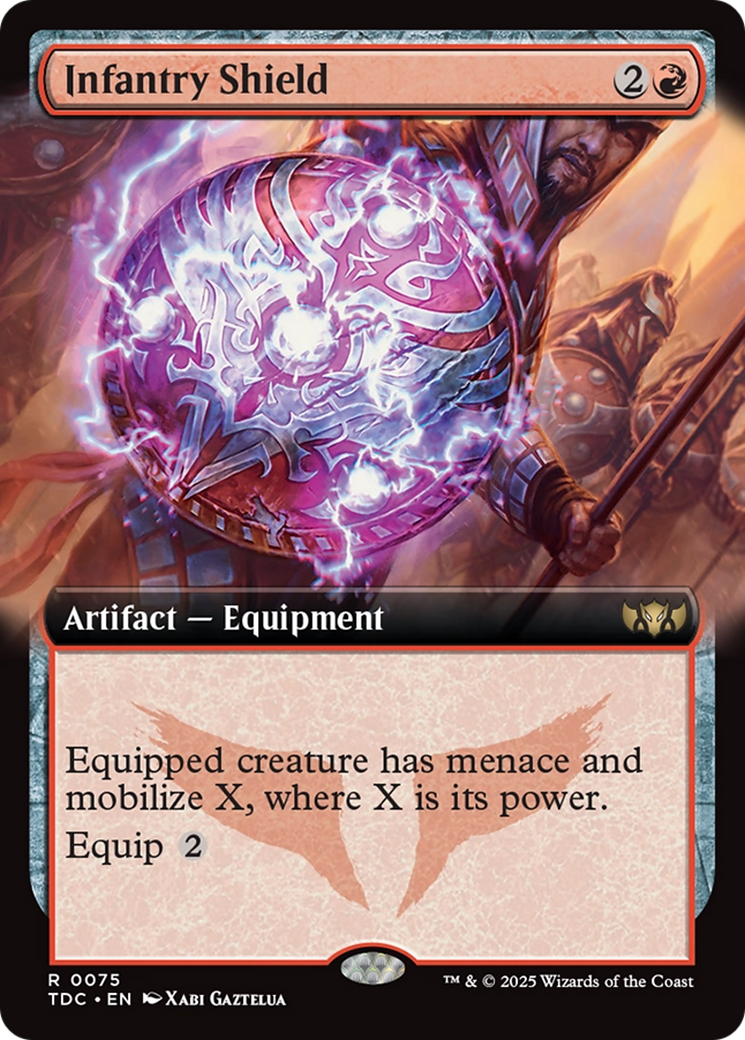 Infantry Shield (Extended Art) [Tarkir: Dragonstorm Commander] - Destination Retro