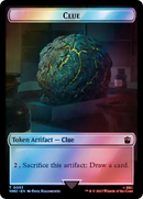Fish // Clue (0053) Double-Sided Token (Surge Foil) [Doctor Who Tokens] - Destination Retro