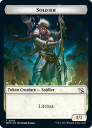 Soldier // Knight Double-Sided Token [March of the Machine Tokens] - Destination Retro