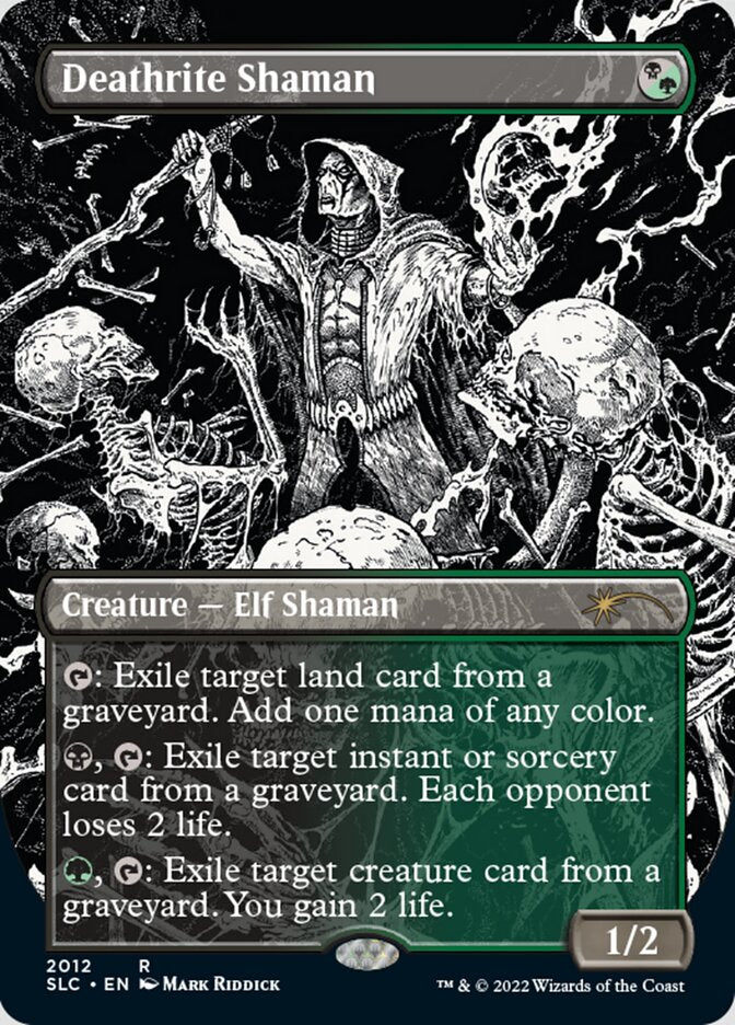 Deathrite Shaman (Borderless) [Secret Lair Countdown Kit] - Destination Retro
