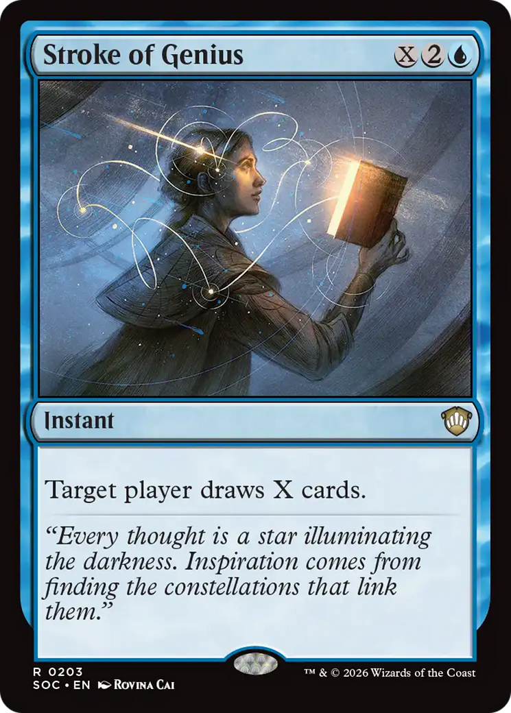 Stroke of Genius [Secrets of Strixhaven Commander] - Destination Retro