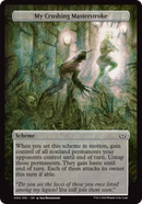 My Crushing Masterstroke (Full Art) [Duskmourn: Archenemy] - Destination Retro
