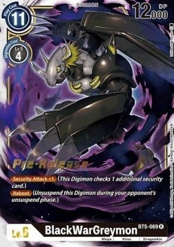 BlackWarGreymon [BT5-069] [Battle of Omni Pre-Release Promos] - Destination Retro