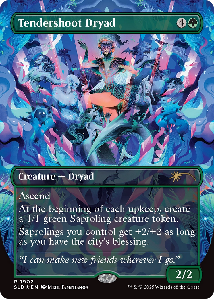 Tendershoot Dryad (Double Rainbow Foil) [Secret Lair Drop Series] - Destination Retro