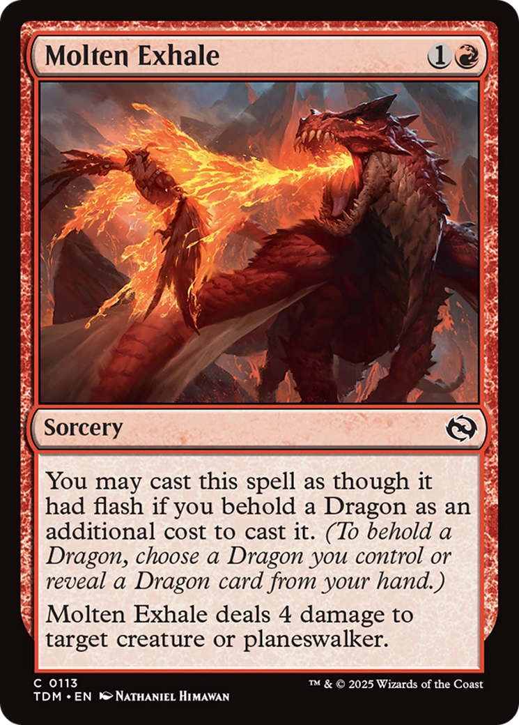 Molten Exhale [Tarkir: Dragonstorm] - Destination Retro
