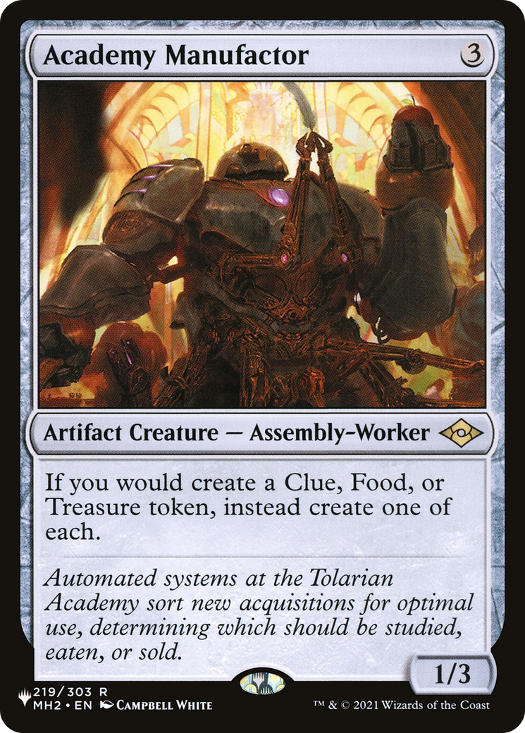 Academy Manufactor [The List] - Destination Retro