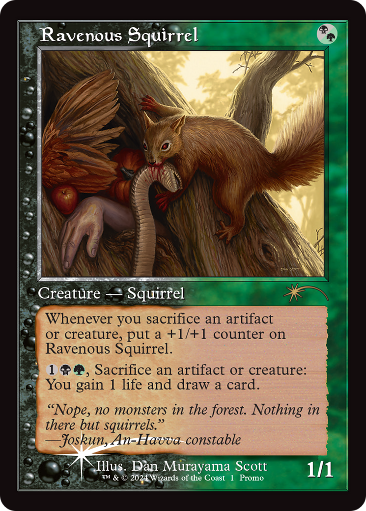 Ravenous Squirrel (Open House) [Wizards Play Network 2024] - Destination Retro