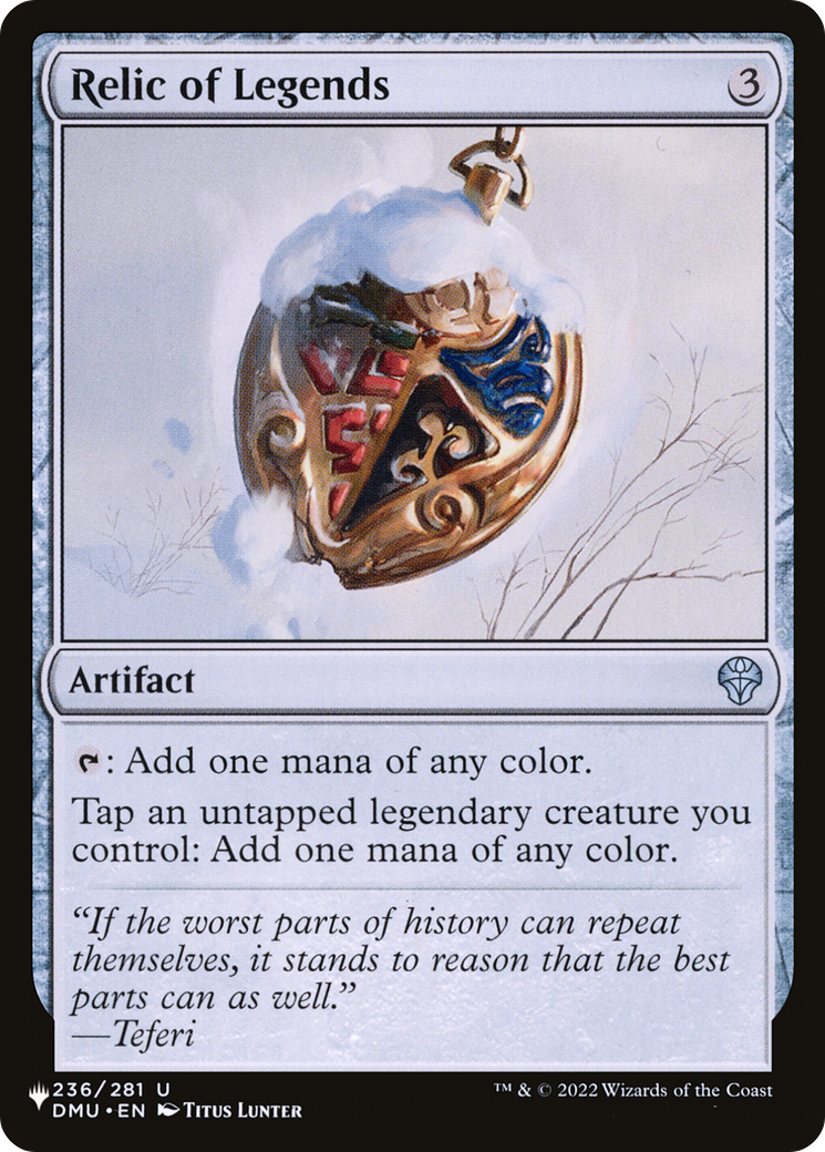 Relic of Legends [The List] - Destination Retro