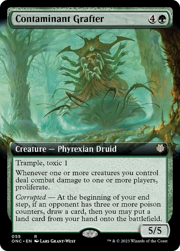 Contaminant Grafter (Extended Art) [Phyrexia: All Will Be One Commander] - Destination Retro