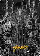 Nissa, Ascended Animist Art Card (Gold-Stamped Signature) [Phyrexia: All Will Be One Art Series] - Destination Retro