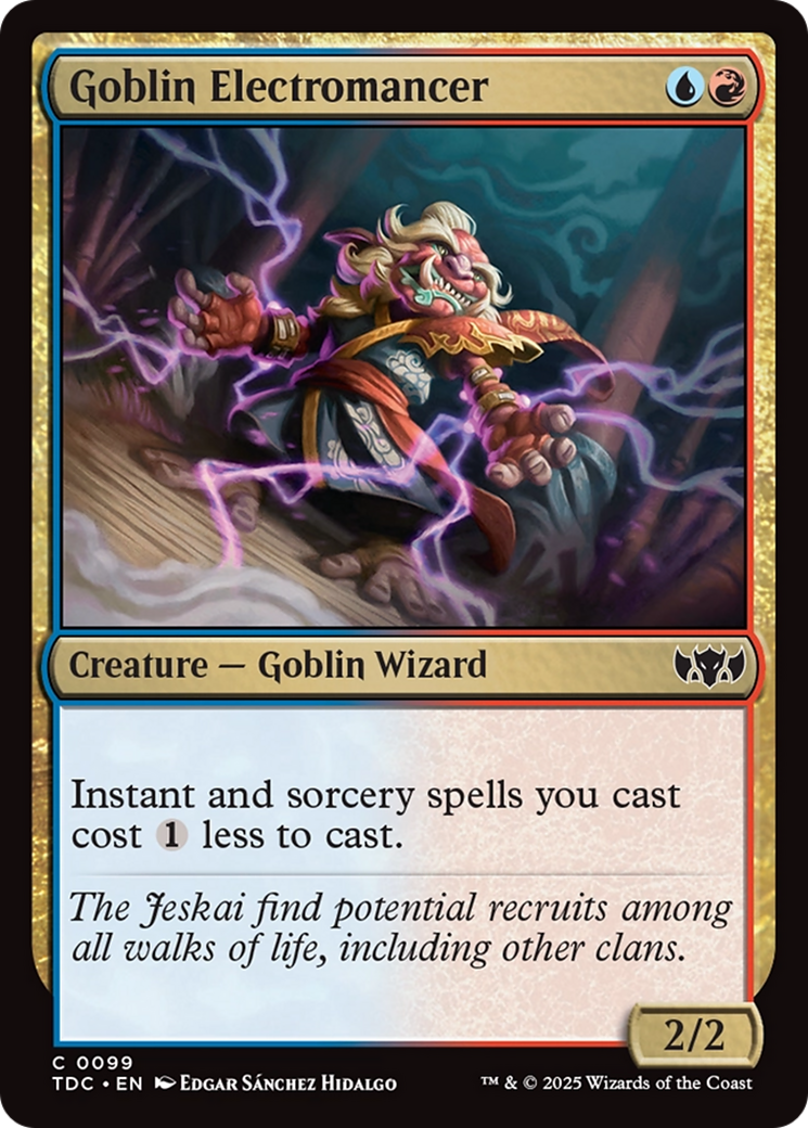 Goblin Electromancer [Tarkir: Dragonstorm Commander] - Destination Retro