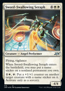 Sword-Swallowing Seraph (Galaxy Foil) [Unfinity] - Destination Retro