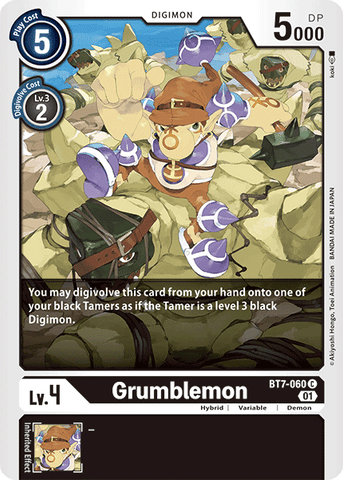 Grumblemon [BT7-060] [Next Adventure] - Destination Retro