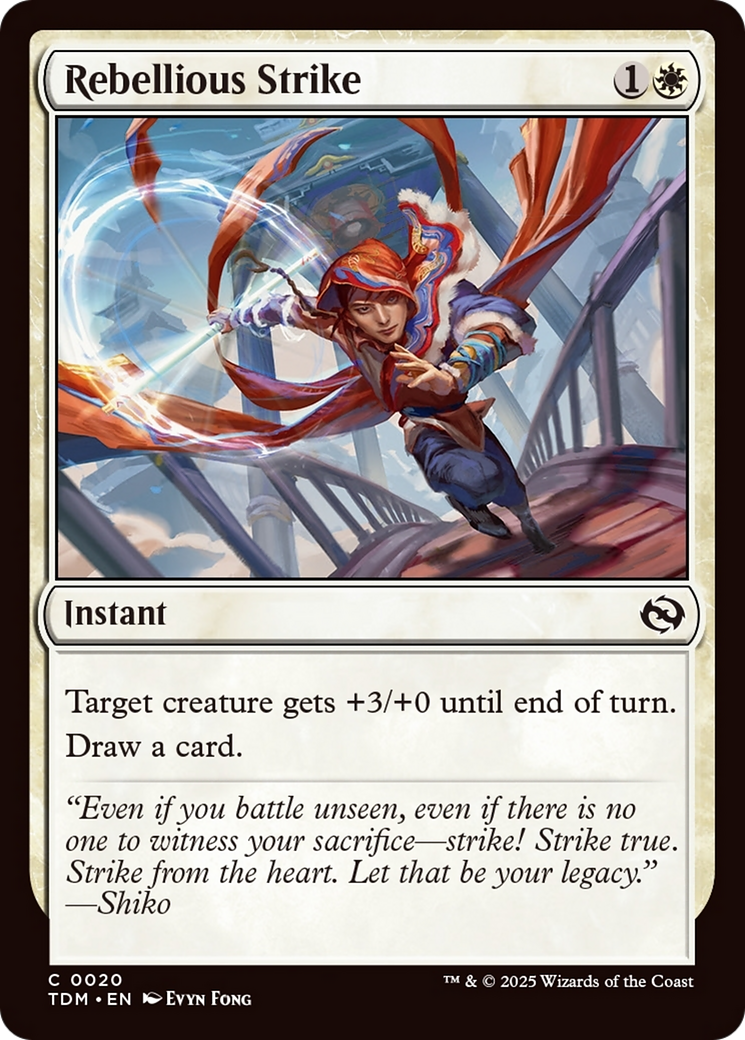 Rebellious Strike [Tarkir: Dragonstorm] - Destination Retro