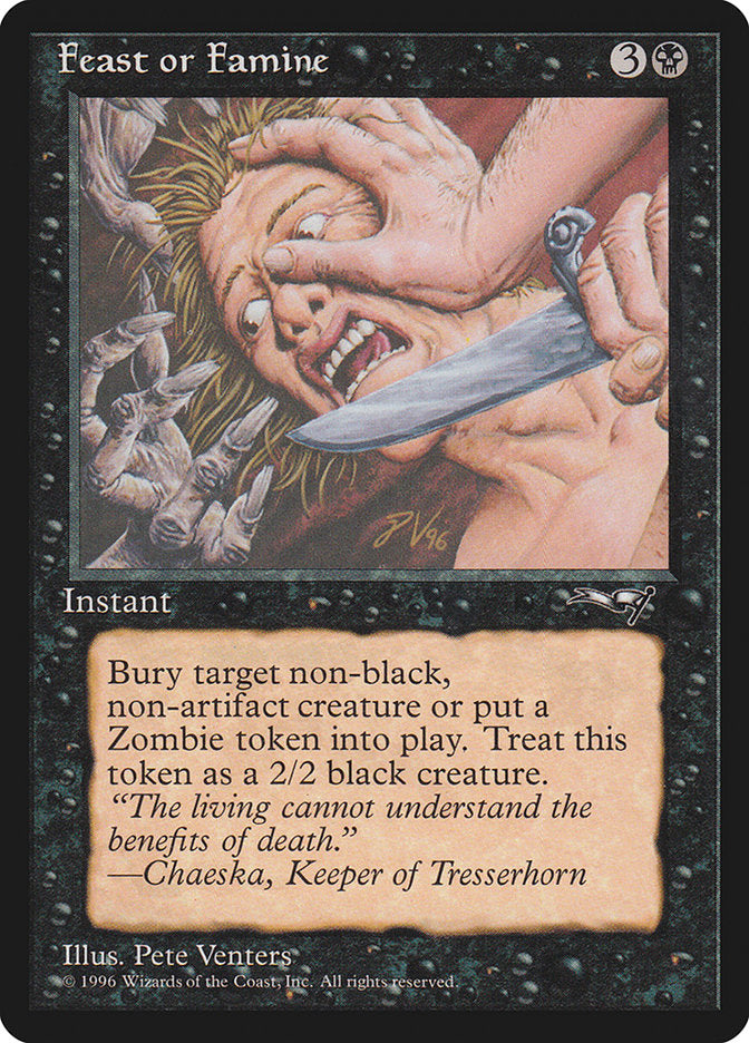 Feast or Famine (Face Pressed) [Alliances] - Destination Retro