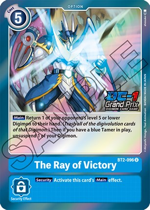 The Ray of Victory [BT2-096] (DC-1 Grand Prix) [Release Special Booster Promos] - Destination Retro
