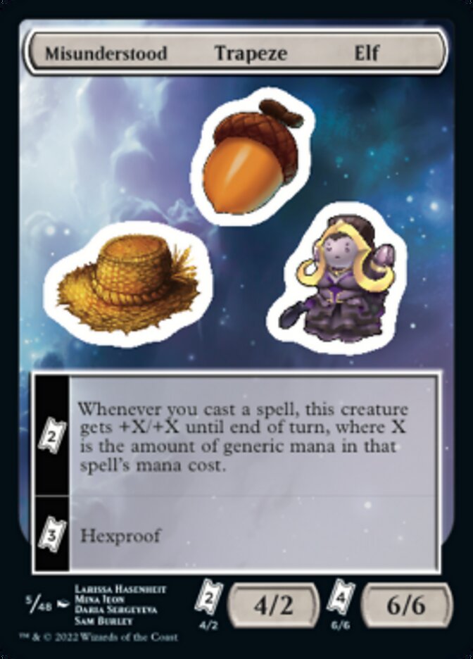 Misunderstood Trapeze Elf [Unfinity Stickers] - Destination Retro