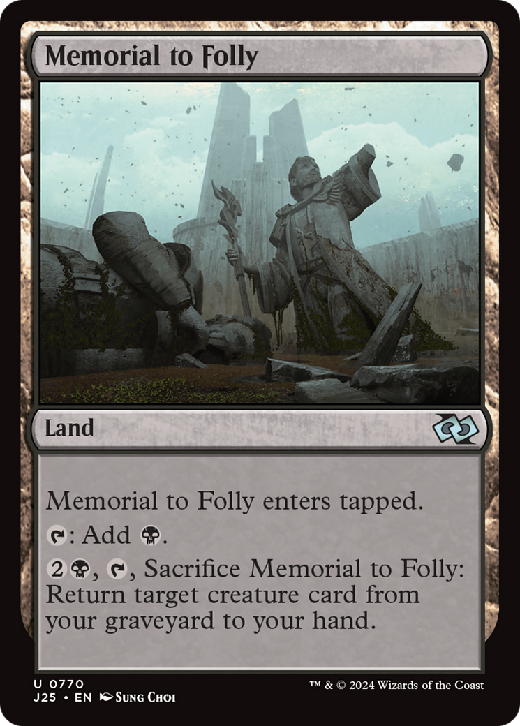 Memorial to Folly [Foundations Jumpstart] - Destination Retro