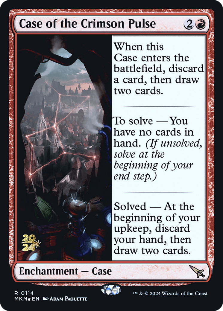Case of the Crimson Pulse [Murders at Karlov Manor Prerelease Promos] - Destination Retro