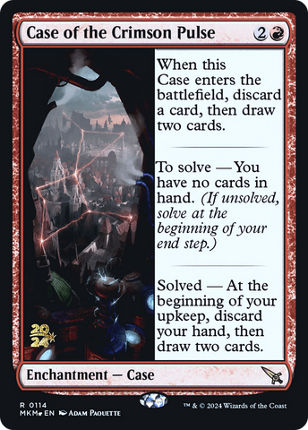 Case of the Crimson Pulse [Murders at Karlov Manor Prerelease Promos] - Destination Retro
