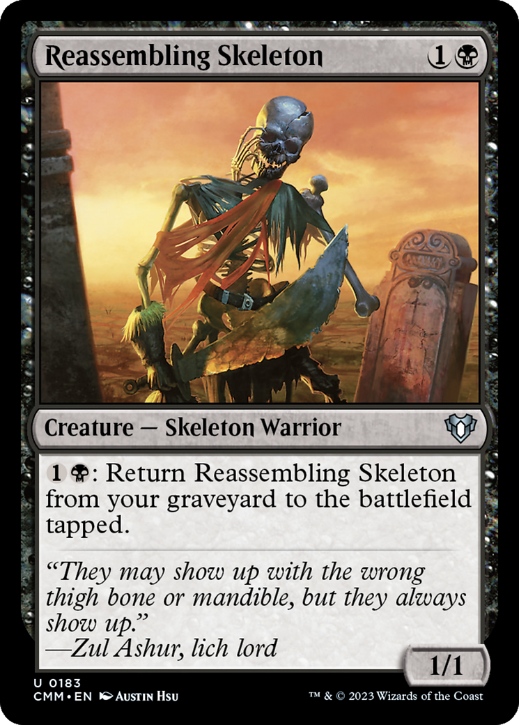 Reassembling Skeleton [Commander Masters] - Destination Retro