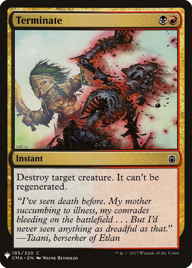Terminate [Mystery Booster] - Destination Retro