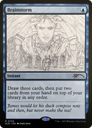 Brainstorm (0723) (Sketch Showcase) [Secret Lair Drop Series] - Destination Retro