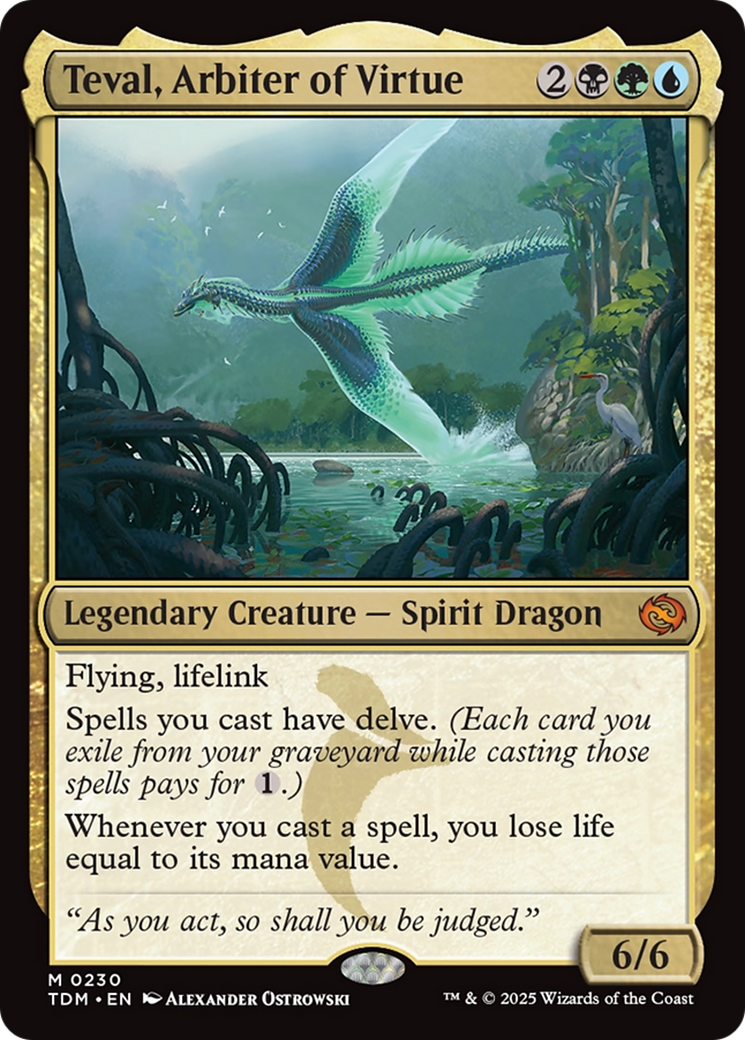 Teval, Arbiter of Virtue [Tarkir: Dragonstorm] - Destination Retro