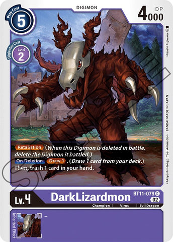 DarkLizardmon [BT11-079] [Dimensional Phase] - Destination Retro