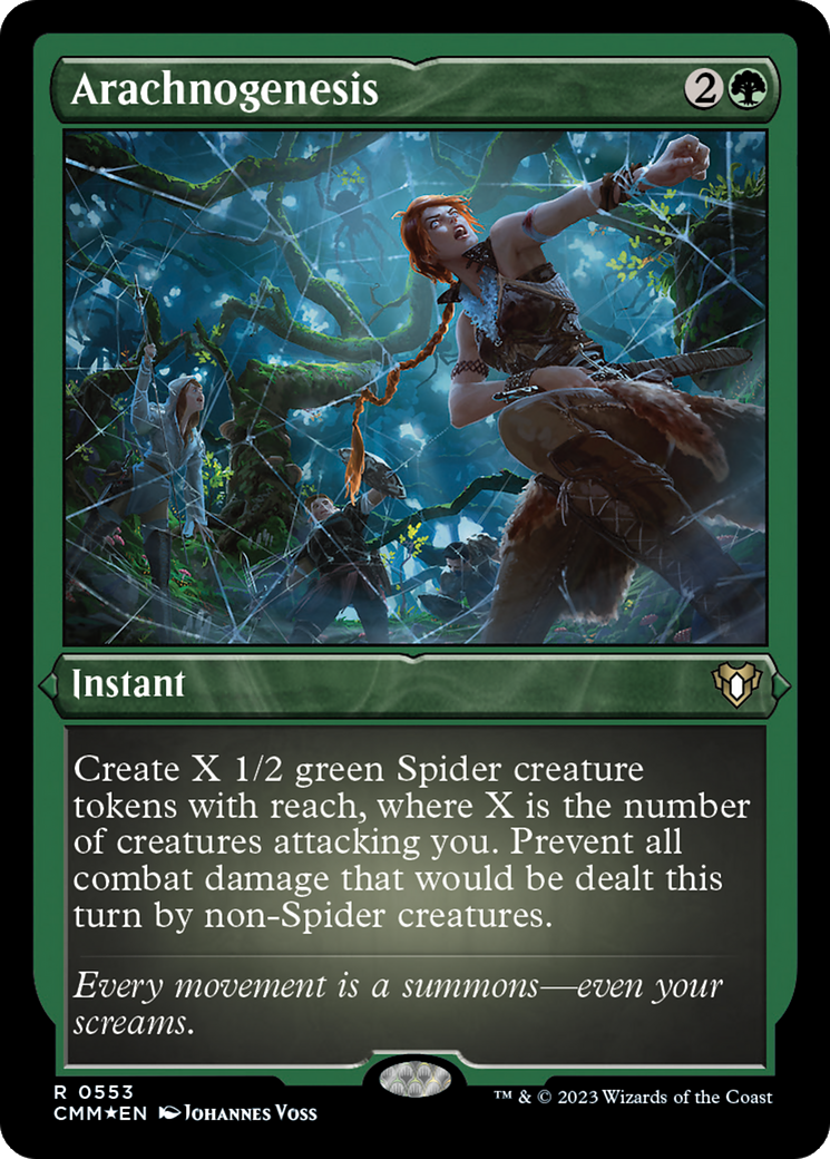 Arachnogenesis (Foil Etched) [Commander Masters] - Destination Retro
