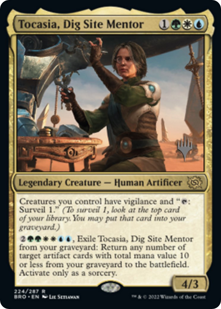 Tocasia, Dig Site Mentor (Promo Pack) [The Brothers' War Promos] - Destination Retro